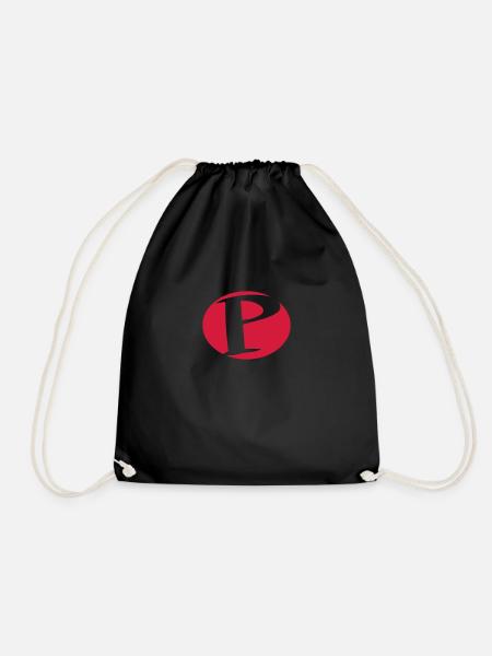 Superheld, Superhero, Hero, Actionhero, P - Drawstring Bag - black