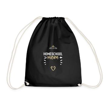 Homeschool Maman - Jésus - Sac de sport léger - noir - Devant