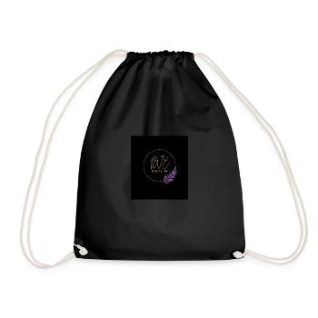 Love and Life - Drawstring Bag - black - Front
