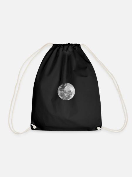 moon - Turnbeutel - Schwarz