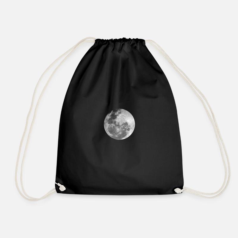 moon - Turnbeutel - Schwarz