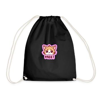 Qu’est-ce qui ne va pas avec ce chat? - Sac de sport léger - noir - Devant