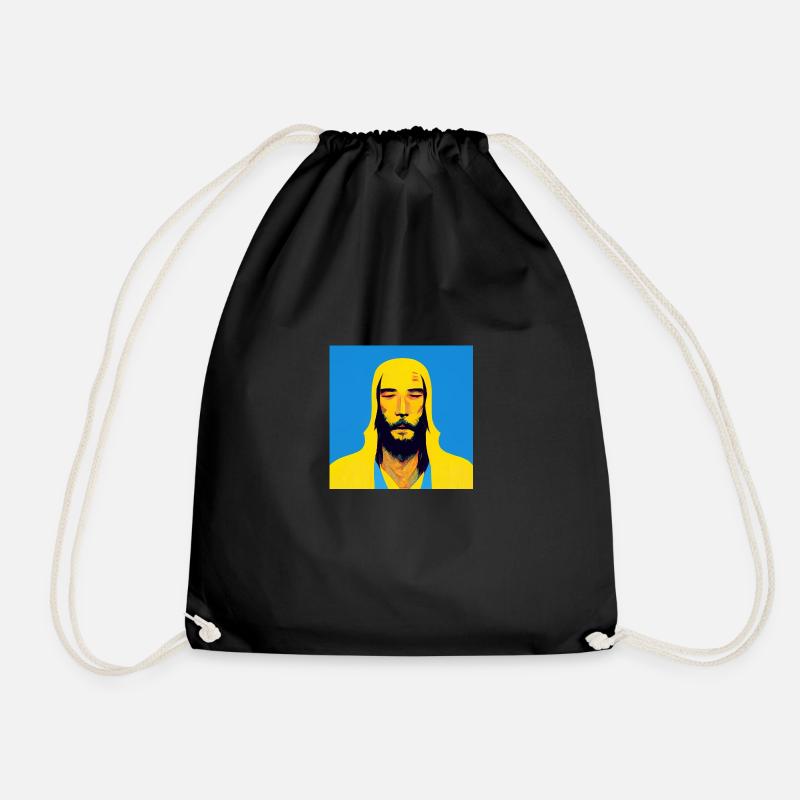 Ukranian Jesus - Turnbeutel - Schwarz