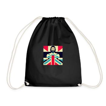 British Jesus - Turnbeutel - Schwarz - Vorne