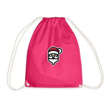 Santa Claus, ideal for your next Christmas - Drawstring Bag - fuchsia - Front