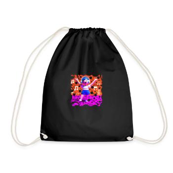 ILLUSTRATION MUSICALE AMUSANTE 10 - Sac de sport léger - noir - Devant