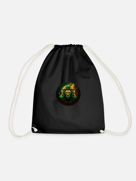 LiOnFire - Drawstring Bag - black