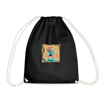 FUNNY MUSIC 4 - Drawstring Bag - black - Front