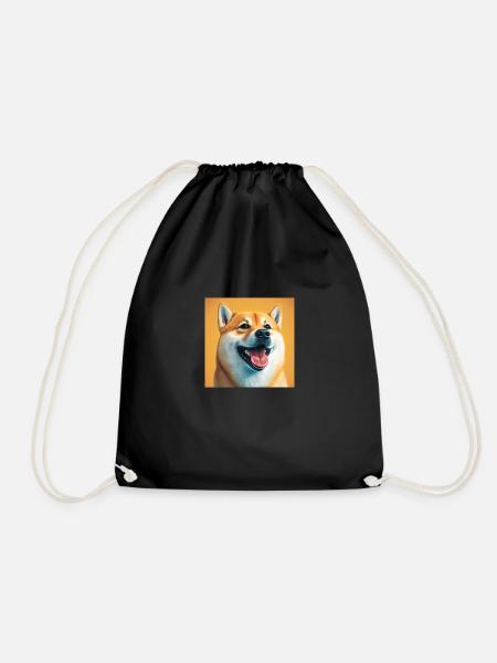 Shiba Inu Glory - Turnbeutel - Schwarz
