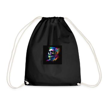 Goa Skull - Turnbeutel - Schwarz - Vorne