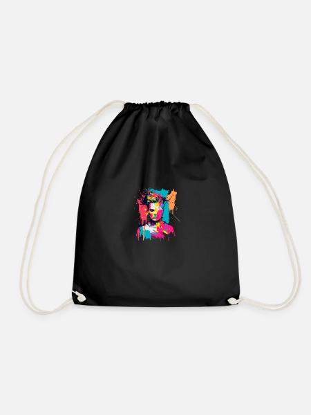 Pop Art deconstructed - Drawstring Bag - black
