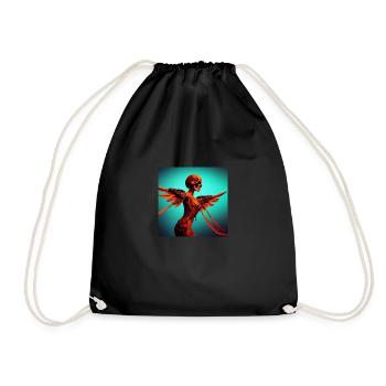 Angel of Art - Drawstring Bag - black - Front