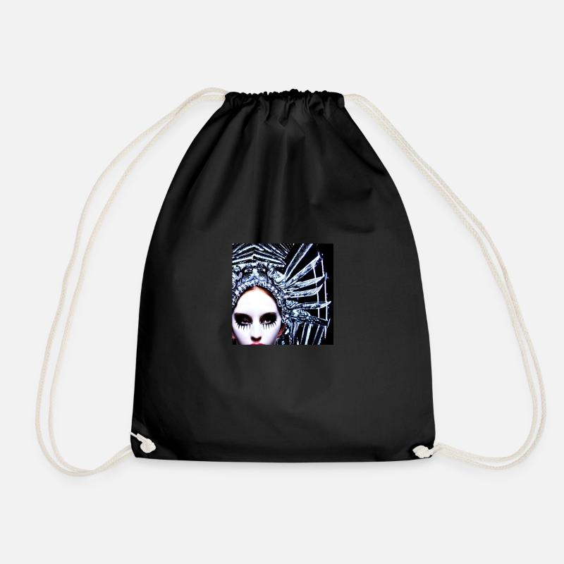 Woman Power - Drawstring Bag - black