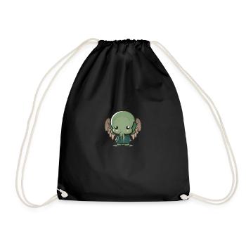 Niedliches Baby-Cthulhu - Turnbeutel - Schwarz - Vorne