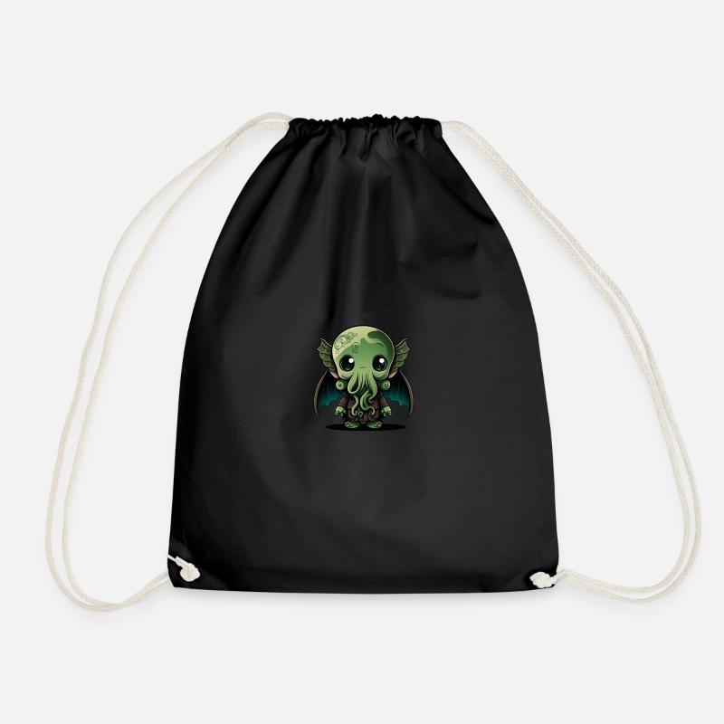 Ein süßer Baby-Cthulhu - Turnbeutel - Schwarz