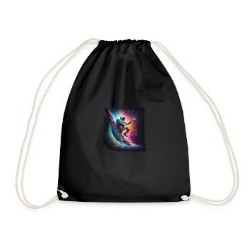 Surf spatial - Sac de sport léger - noir - Devant