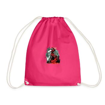 Rote Hexe - Turnbeutel - Fuchsia - Vorne