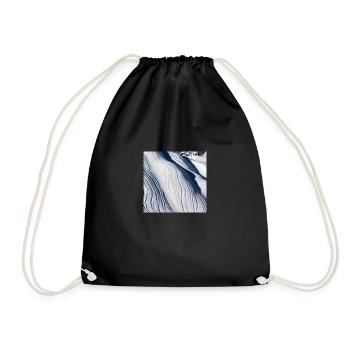 Aventure hivernale - montagnes avec pistes de ski de randonnée - Sac de sport léger - noir - Devant