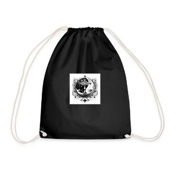 balance ying yang - Sac de sport léger - noir - Devant
