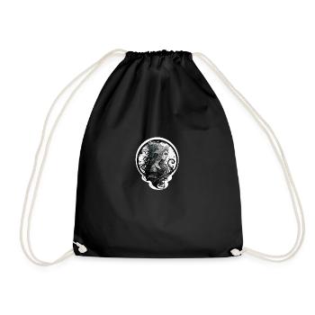Gothic Wassermann Frau - Turnbeutel - Schwarz - Vorne