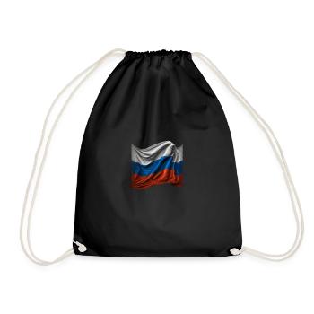 Russie Drapeau russe - Sac de sport léger - noir - Devant
