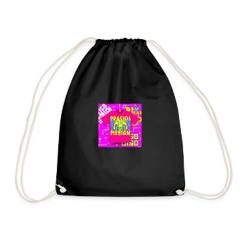 T-shirt fluo - Sac de sport léger - noir - Devant