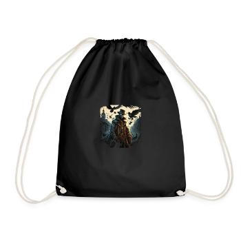 Médecin de la peste - Sac de sport léger - noir - Devant