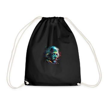 cyberpunk - Drawstring Bag - black - Front