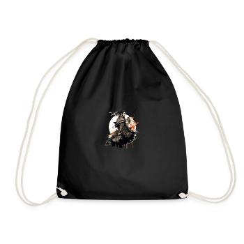 samouraï - Sac de sport léger - noir - Devant