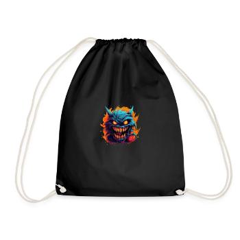Halloween Monster - Turnbeutel - Schwarz - Vorne