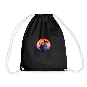 LGBTQAI+ Deux personnes - Sac de sport léger - noir - Devant