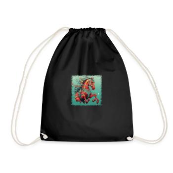 western birthday present idea funny quote gift - Turnbeutel - Schwarz - Vorne