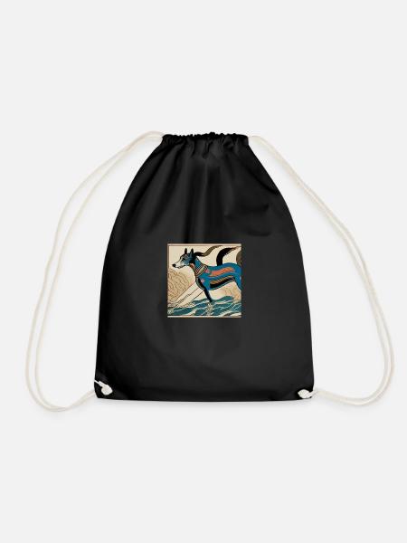 Unrivalled elegance - Drawstring Bag - black