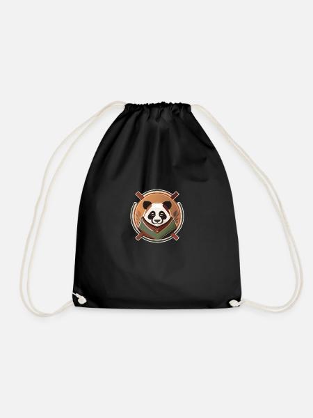 Panda - Sac de sport léger - noir
