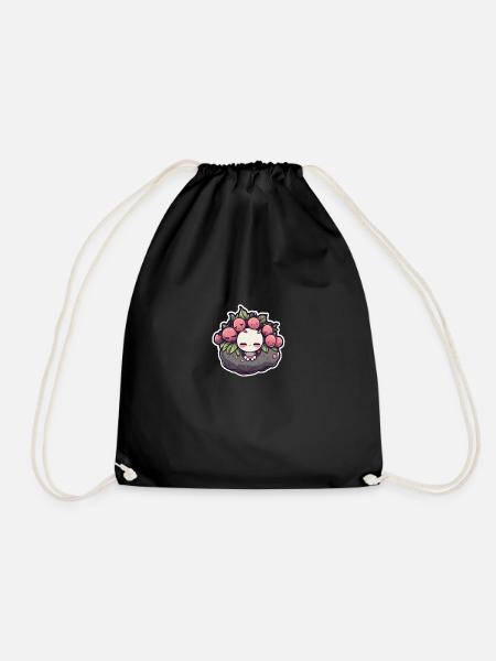 Fruit Girl - Drawstring Bag - black