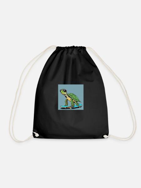 Turtle Fieber - Turnbeutel - Schwarz
