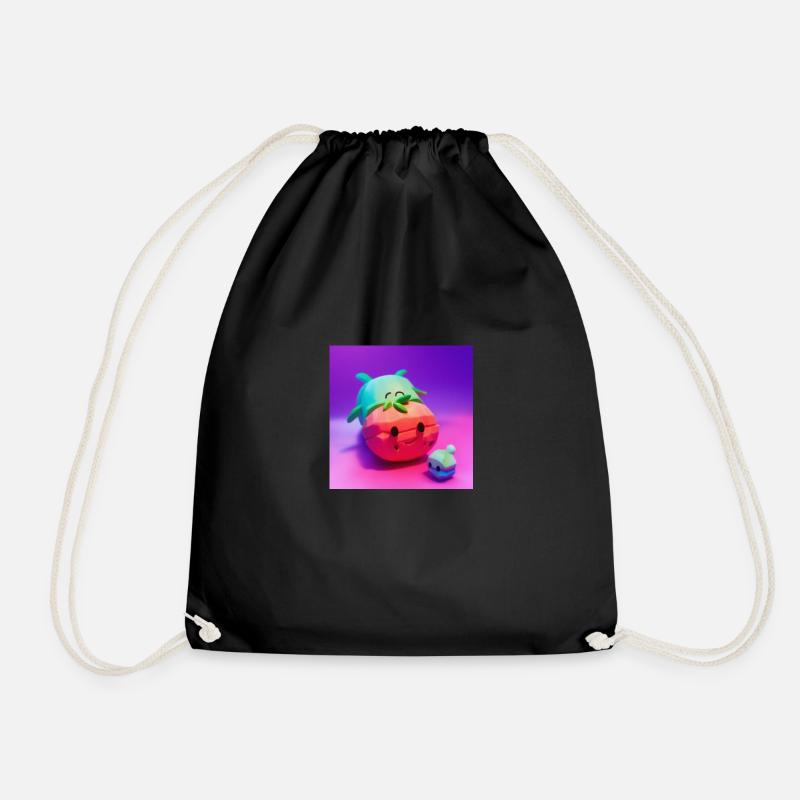 Watermelon - Turnbeutel - Schwarz