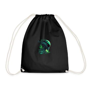 Alien Space - Drawstring Bag - black - Front