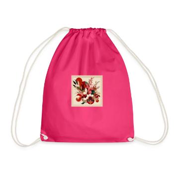 Floraison d’automne - Sac de sport léger - fuchsia - Devant