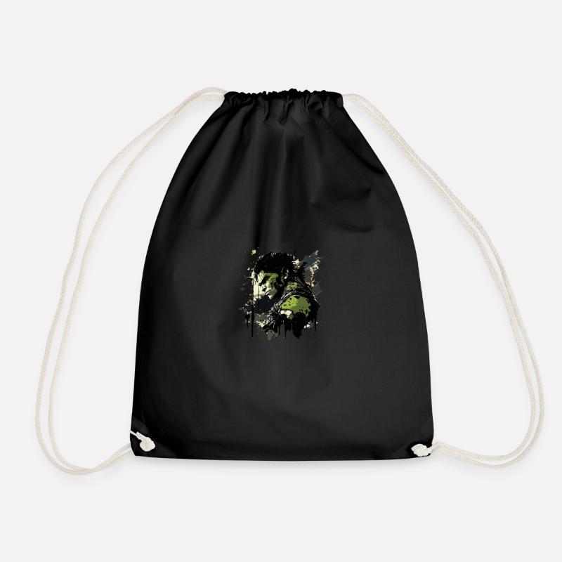 ogre - Drawstring Bag - black