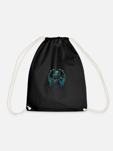 Cthulhu-Felsen - Turnbeutel - Schwarz