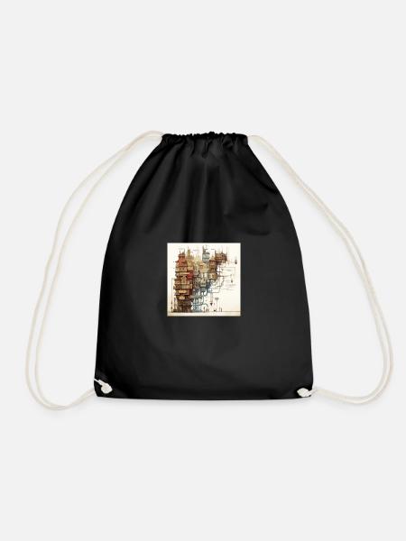 tamara - Drawstring Bag - black