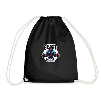 Monster Mode - Drawstring Bag - black - Front
