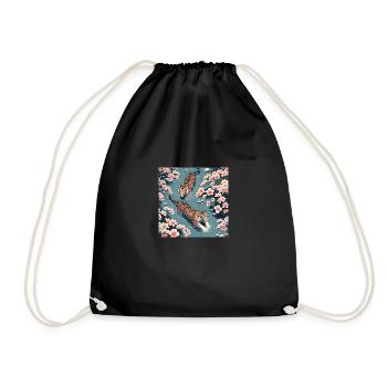 Tigers - Drawstring Bag - black - Front