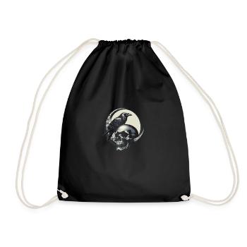 Sentinelle lunaire - Sac de sport léger - noir - Devant