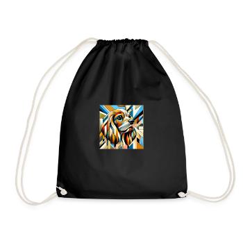 Cocker Spaniel - Sac de sport léger - noir - Devant