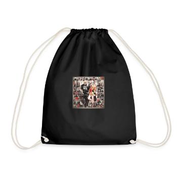 pour des amours merveilleuses - Sac de sport léger - noir - Devant