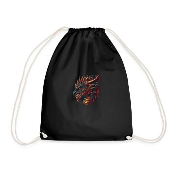 Blaze of Glory - Drawstring Bag - black - Front