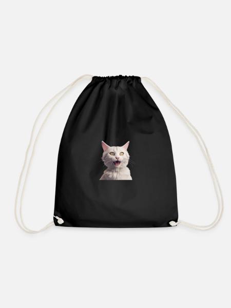 2024 yılın yeni modası ilk senin üzerinde olsun - Drawstring Bag - black