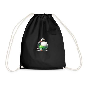 Fat penguin - Sac de sport léger - noir - Devant
